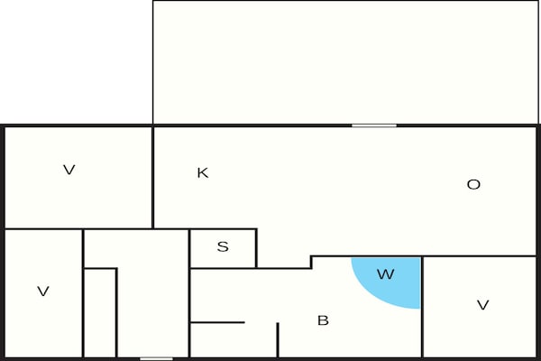 Foto van 6 Personen vakantie huis in Ansager - Vakantiehuis in Ansager - FloorPlan