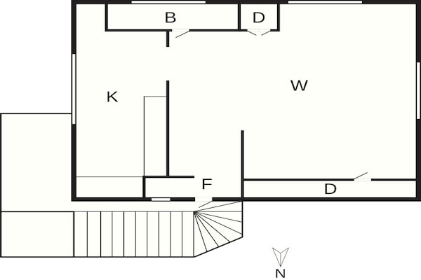 Foto van 3 Personen vakantie huis in BENGTSFORS - Vakantiehuis in BENGTSFORS - FloorPlan