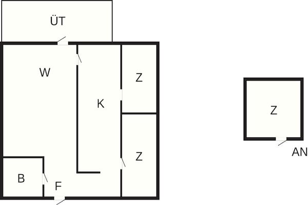 Foto van 4 Personen vakantie huis in HOLSLJUNGA - Vakantiehuis in HOLSLJUNGA - FloorPlan