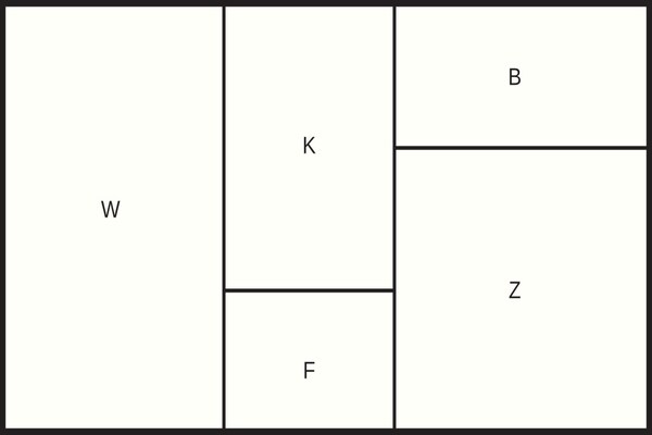 Foto van 4 Personen vakantie huis in SANDHEM - Vakantiehuis in SANDHEM - FloorPlan