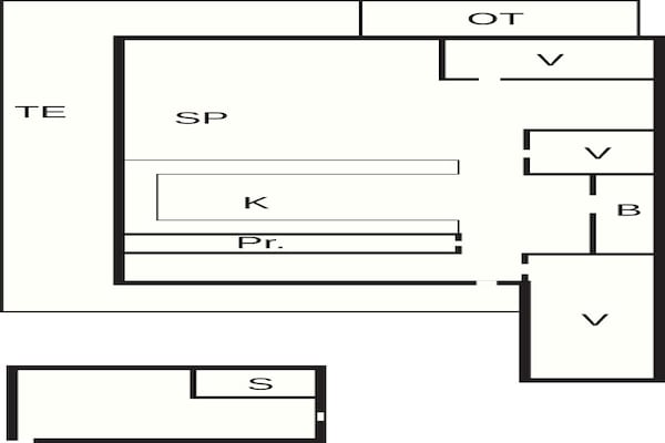 Foto van 5 sterren vakantie huis in Brovst - Vakantiehuis in Brovst - FloorPlan