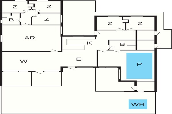 Foto van 5 sterren vakantie huis in Højby - Vakantiehuis in Højby - FloorPlan