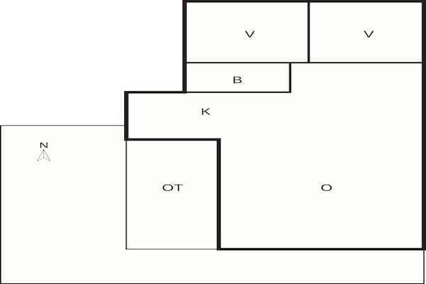 Foto van 6 Personen vakantie huis in Løkken - Vakantiehuis in Løkken - FloorPlan