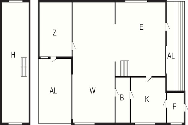 Foto van 6 Personen vakantie huis in LÖVESTAD - Vakantiehuis in LÖVESTAD - FloorPlan
