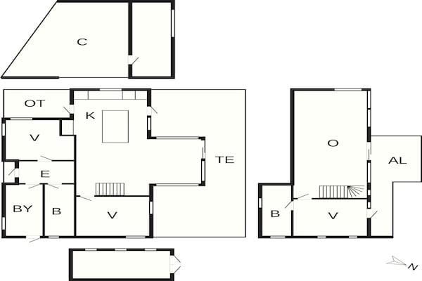 Foto van 5 sterren vakantie huis in Vejby - Vakantiehuis in Vejby - FloorPlan