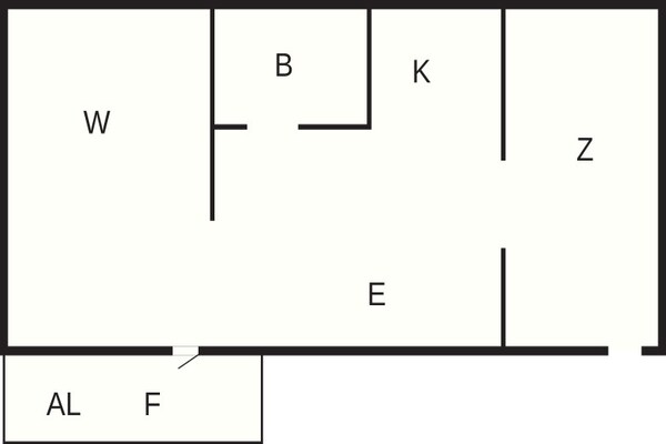 Foto van 3 Personen vakantie huis in BORGHOLM - Vakantiehuis in BORGHOLM - FloorPlan