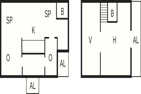 Foto van 5 Personen vakantie huis in Kristdala - Vakantiehuis in Kristdala - FloorPlan