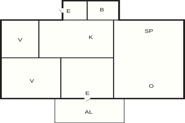 Foto van 5 Personen vakantie huis in Ruda - Vakantiehuis in Ruda - FloorPlan