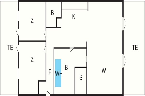 Foto van 4 sterren vakantie huis in Bagenkop - Vakantiehuis in Bagenkop - FloorPlan