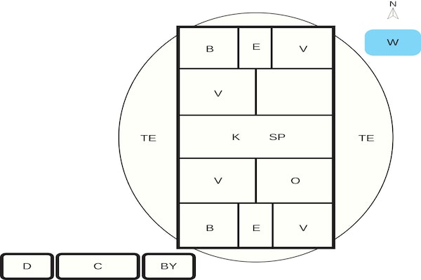 Foto van 4 sterren vakantie huis in Frederikshavn - Vakantiehuis in Frederikshavn - FloorPlan
