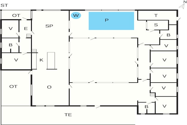Foto van 5 sterren vakantie huis in Glesborg - Vakantiehuis in Glesborg - FloorPlan