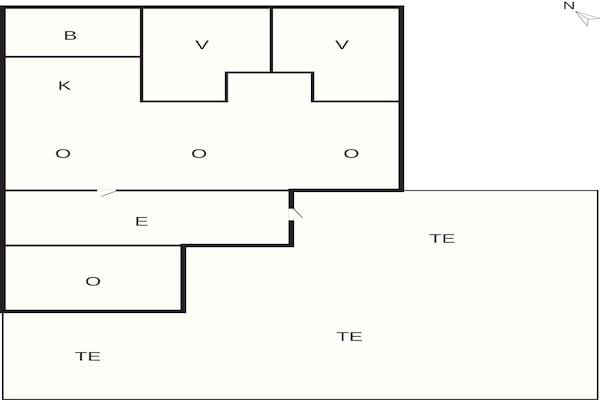 Foto van 5 Personen vakantie huis in Eiken - Vakantiehuis in Eiken - FloorPlan