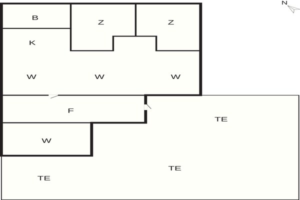 Foto van 5 Personen vakantie huis in Eiken - Vakantiehuis in Eiken - FloorPlan