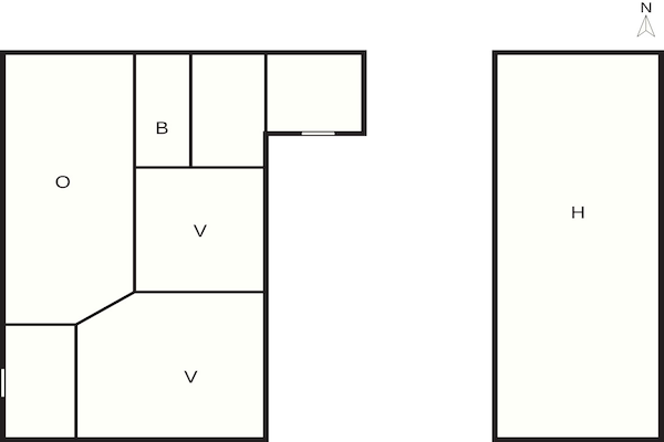Foto van 6 Personen vakantie huis in Bedsted Thy - Vakantiehuis in Bedsted Thy - FloorPlan