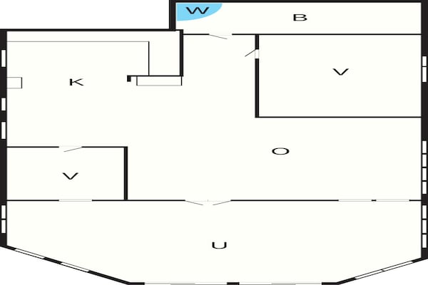 Foto van 4 sterren vakantie huis in Gotlands Tofta - Vakantiehuis in Gotlands Tofta - FloorPlan