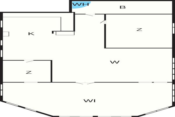 Foto van 4 sterren vakantie huis in Gotlands Tofta - Vakantiehuis in Gotlands Tofta - FloorPlan