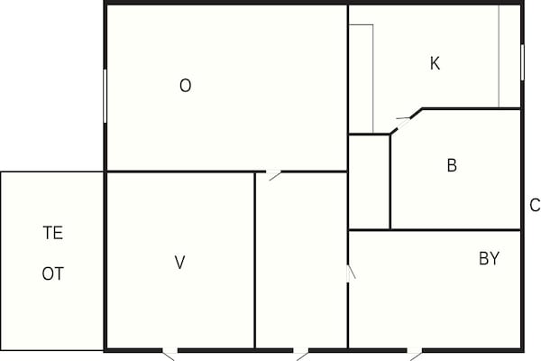 Foto van 4 sterren vakantie huis in ONSALA - Vakantiehuis in ONSALA - FloorPlan