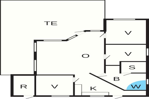 Foto van 5 persoons vakantie huis in Rude-By Traum - Vakantiehuis in Rude - FloorPlan
