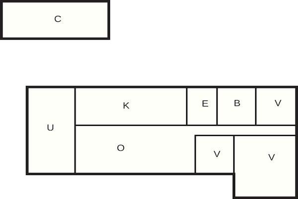 Foto van 6 Personen vakantie huis in Brovst - Vakantiehuis in Brovst - FloorPlan