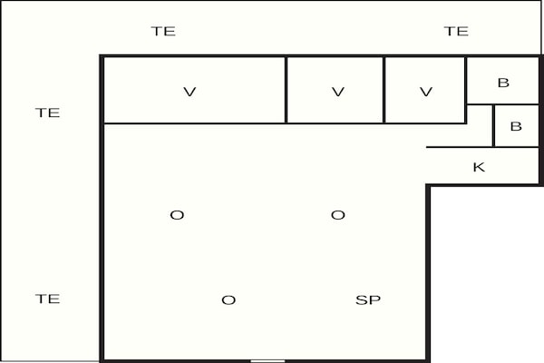 Foto van 6 Personen vakantie huis in hommersåk - Vakantiehuis in hommersåk - FloorPlan