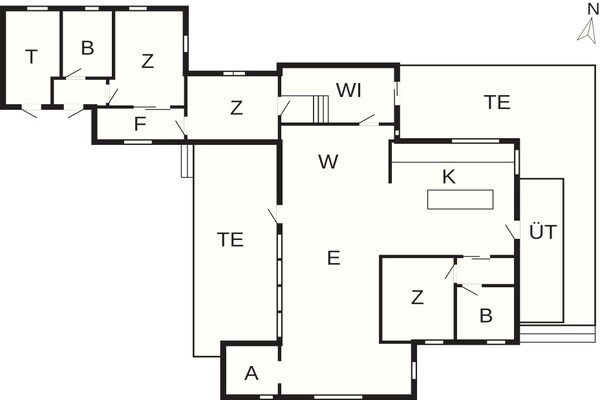 Foto van 4 sterren vakantie huis in Juelsminde - Vakantiehuis in Juelsminde - FloorPlan