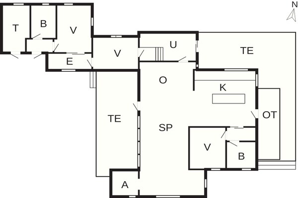 Foto van 4 sterren vakantie huis in Juelsminde - Vakantiehuis in Juelsminde - FloorPlan