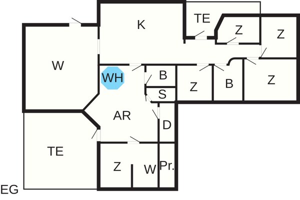 Foto van 4 sterren vakantie huis in Søndeled - Vakantiehuis in Søndeled - FloorPlan