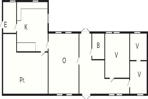 Foto van 6 Personen vakantie huis in Gullbrandstorp - Vakantiehuis in Gullbrandstorp - FloorPlan
