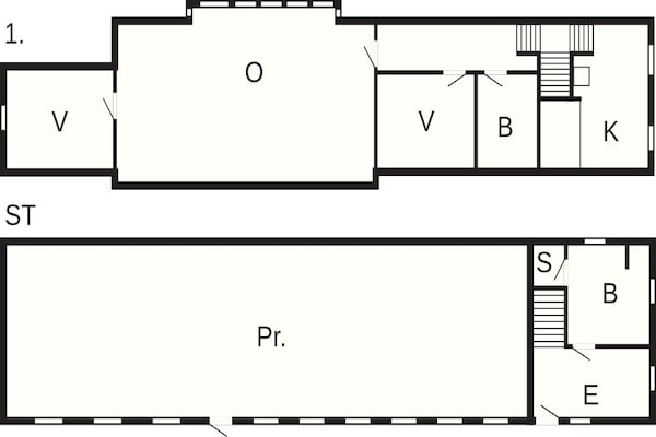 Foto van 4 Personen vakantie huis in Snedsted - Vakantiehuis in Snedsted - FloorPlan