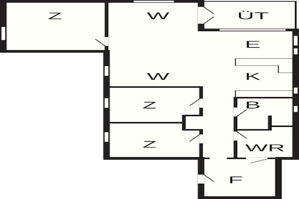 Foto van Rustig toevluchtsoord in Rabjerg -- By Traum Ferienwohnungen - FloorPlan