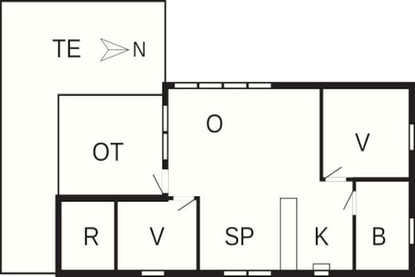 Foto van 5 persoons vakantie huis in Ansager-By Traum - Vakantiehuis in Ansager - FloorPlan