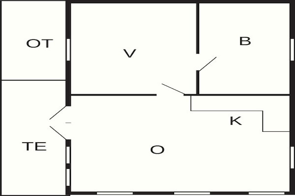 Foto van 3 persoons vakantie huis in Gråsten-By Traum - Vakantiehuis in Gråsten - FloorPlan
