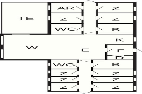 Foto van Ruim vakantiehuis aan de Limfjorden - Vakantiehuis in Øster Assels - FloorPlan