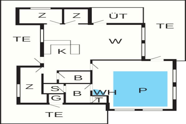 Foto van 10 persoons vakantie huis in Hjørring-By Traum - Vakantiehuis in Hjørring - FloorPlan