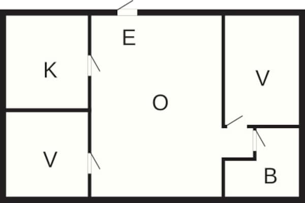 Foto van 4 persoons vakantie huis in Höviksnäs - Vakantiehuis in Höviksnäs - FloorPlan
