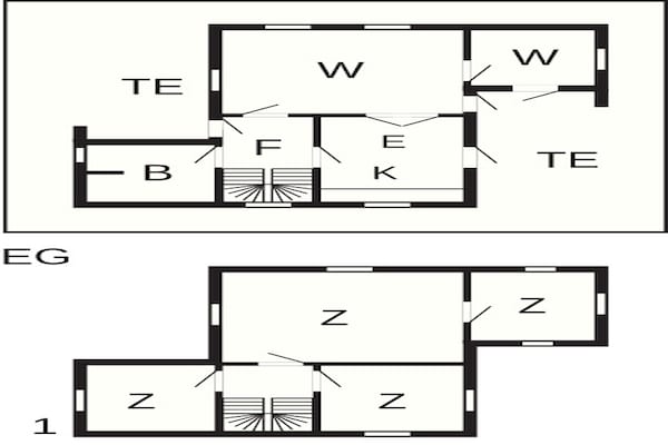 Foto van 5 persoons vakantie huis in Harboøre - Vakantiehuis in Harboøre - FloorPlan