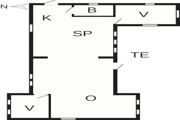 Foto van 4 persoons vakantie huis in Skagen-By Traum - Vakantiehuis in Skagen - FloorPlan