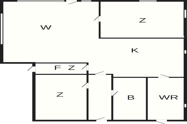 Foto van 5 persoons vakantie huis in Sæby-By Traum - Vakantiehuis in Sæby - FloorPlan