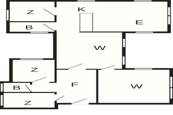 Foto van 6 persoons vakantie huis in Blåvand - Vakantiehuis in Blåvand - FloorPlan