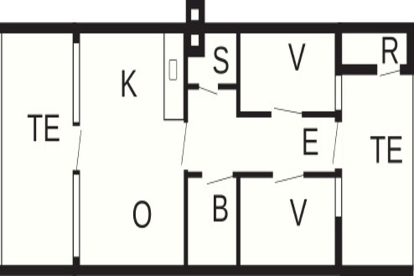 Foto van 6 persoons vakantie huis in Henne-By Traum - Vakantiehuis in Henne - FloorPlan