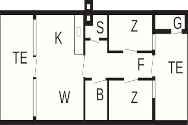 Foto van 6 persoons vakantie huis in Henne-By Traum - Vakantiehuis in Henne - FloorPlan
