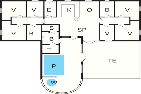 Foto van 12 persoons vakantie huis in Harboøre-By Traum - Vakantiehuis in Harboøre - FloorPlan