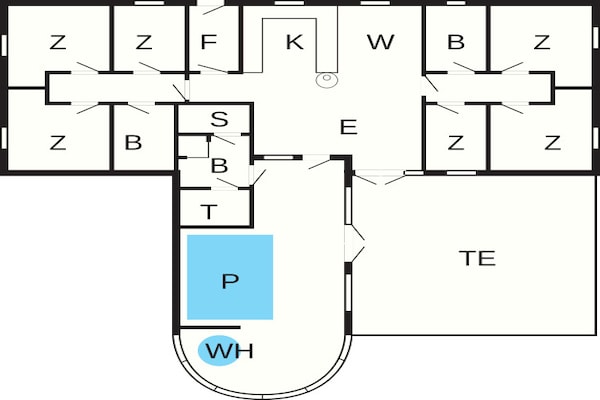 Foto van 12 persoons vakantie huis in Harboøre-By Traum - Vakantiehuis in Harboøre - FloorPlan