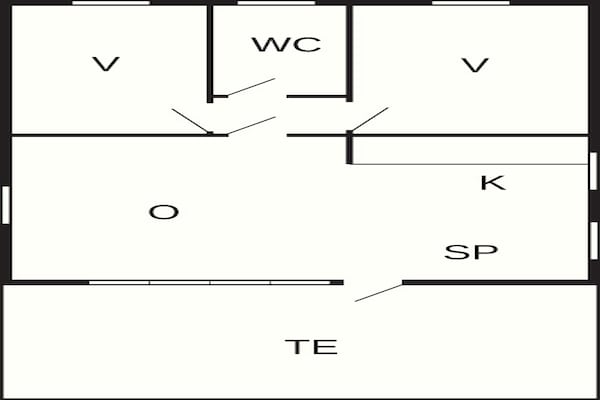 Foto van 5 persoons vakantie huis in Lemvig-By Traum - Vakantiehuis in Lemvig - FloorPlan