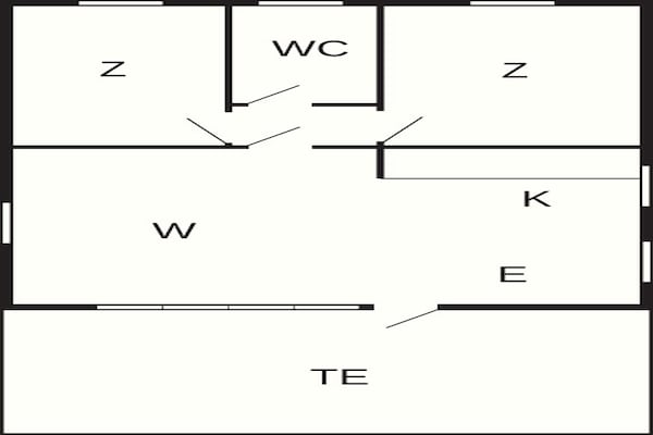 Foto van 5 persoons vakantie huis in Lemvig-By Traum - Vakantiehuis in Lemvig - FloorPlan