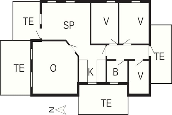 Foto van Panoramische ontsnapping aan zee - Vakantiehuis in Hjørring - FloorPlan