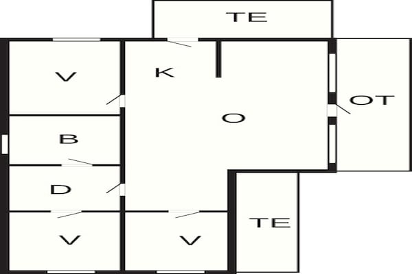 Foto van Ruim toevluchtsoord met uitzicht - Vakantiehuis in Blokhus - FloorPlan