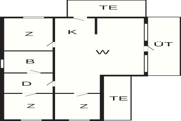 Foto van Ruim toevluchtsoord met uitzicht - Vakantiehuis in Blokhus - FloorPlan