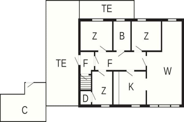 Foto van 6 persoons vakantie huis in Halsanaustan - Vakantiehuis in Halsanaustan - FloorPlan