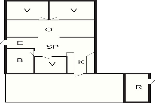 Foto van Ontsnap naar de kust in Sonderho - Vakantiehuis in Fanø - FloorPlan